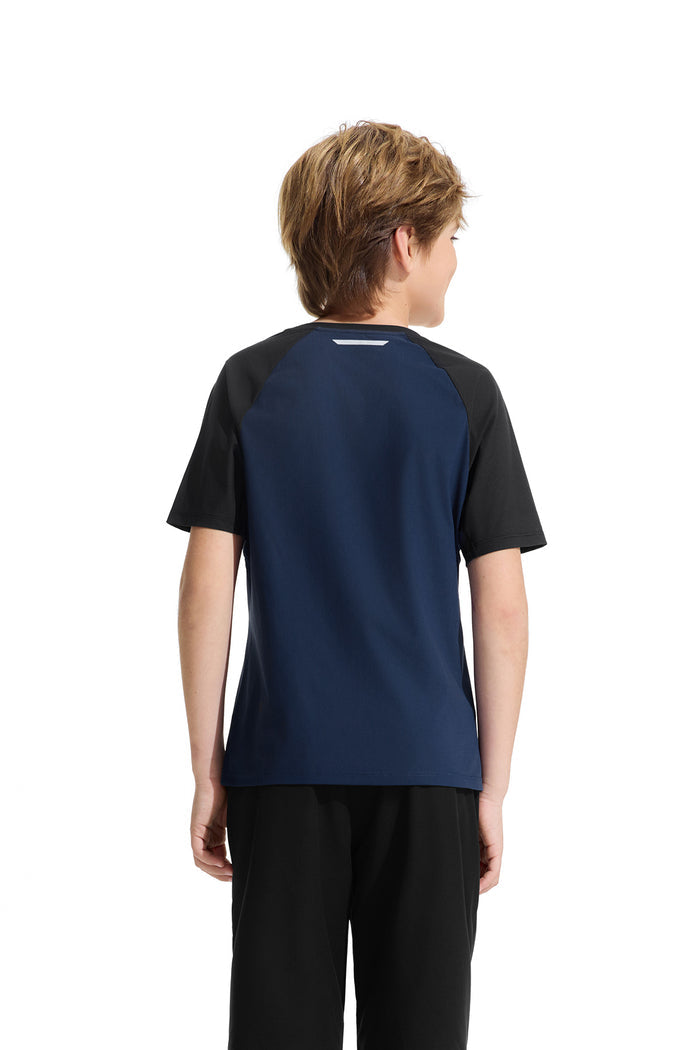Colour Blocking Short Sleeve Tee **Midnight**