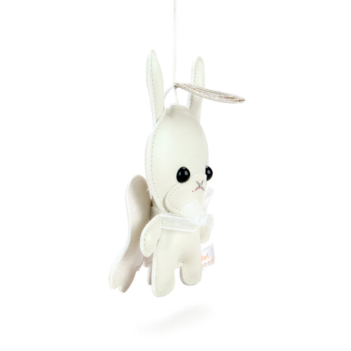 Flat Bonnie Annual Holiday Dunny 5-inch plush ornament in Twinkle Edition with colorful festive details.