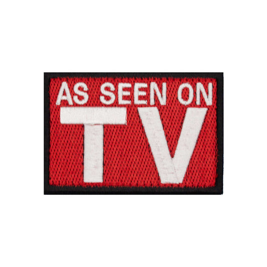 "As Seen on TV" Embroidered Velcro Patch - Brotherhood Cornhole