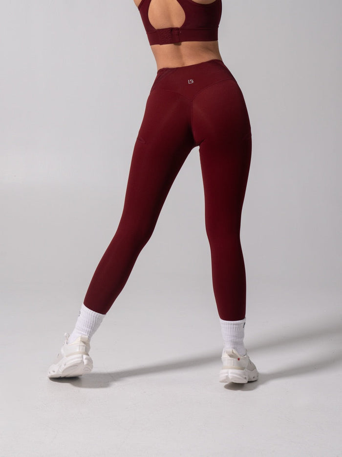 Aspire Airbrush Legging - Vineyard