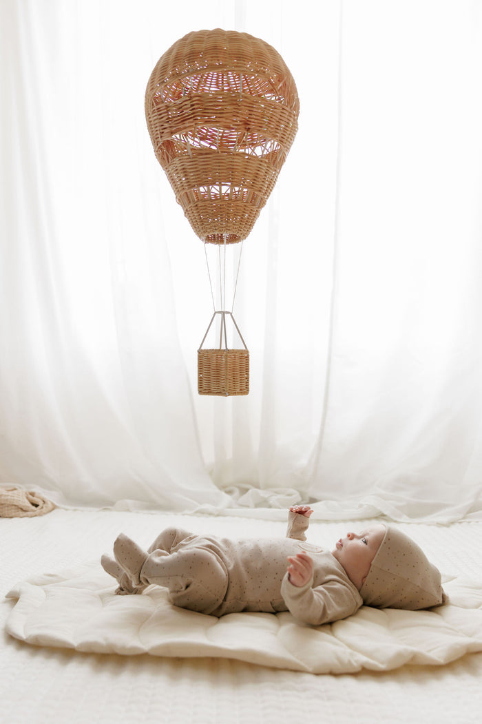 Baby Girl Paci Clip – Pink – Speckled Bunny