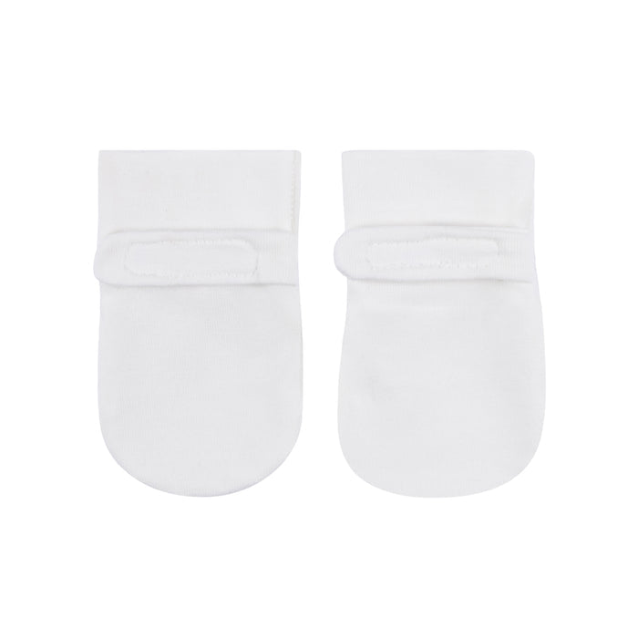 baby mittens white