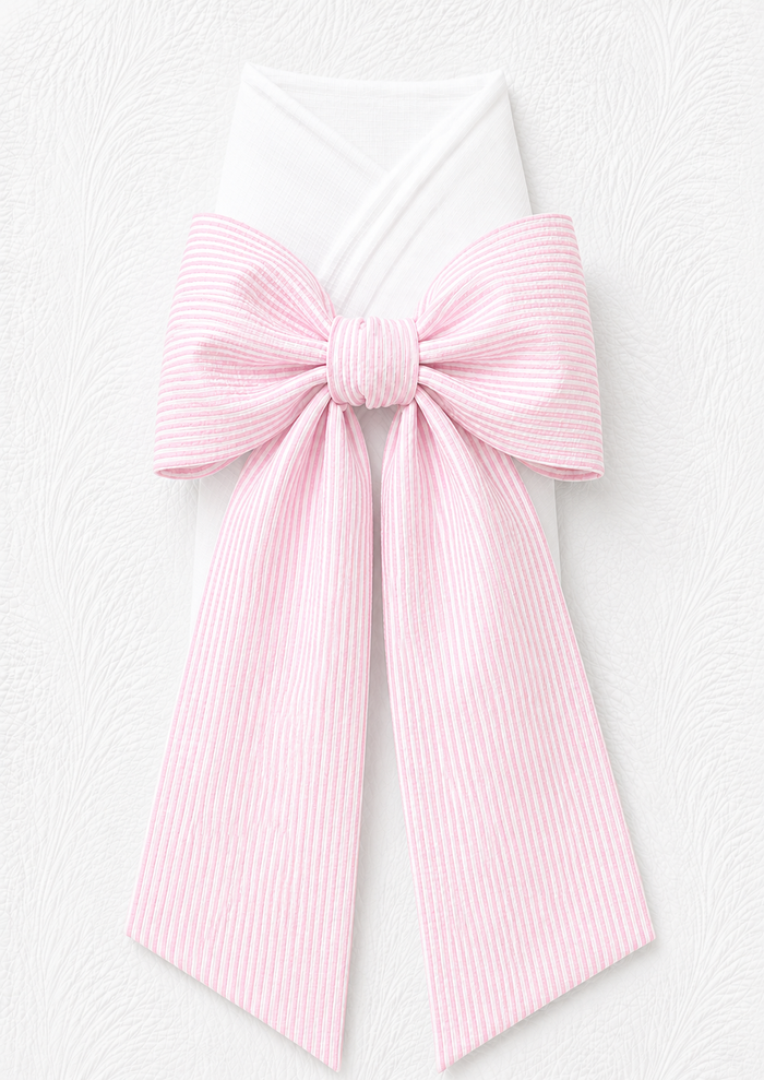 Cotton Seersucker / Pink