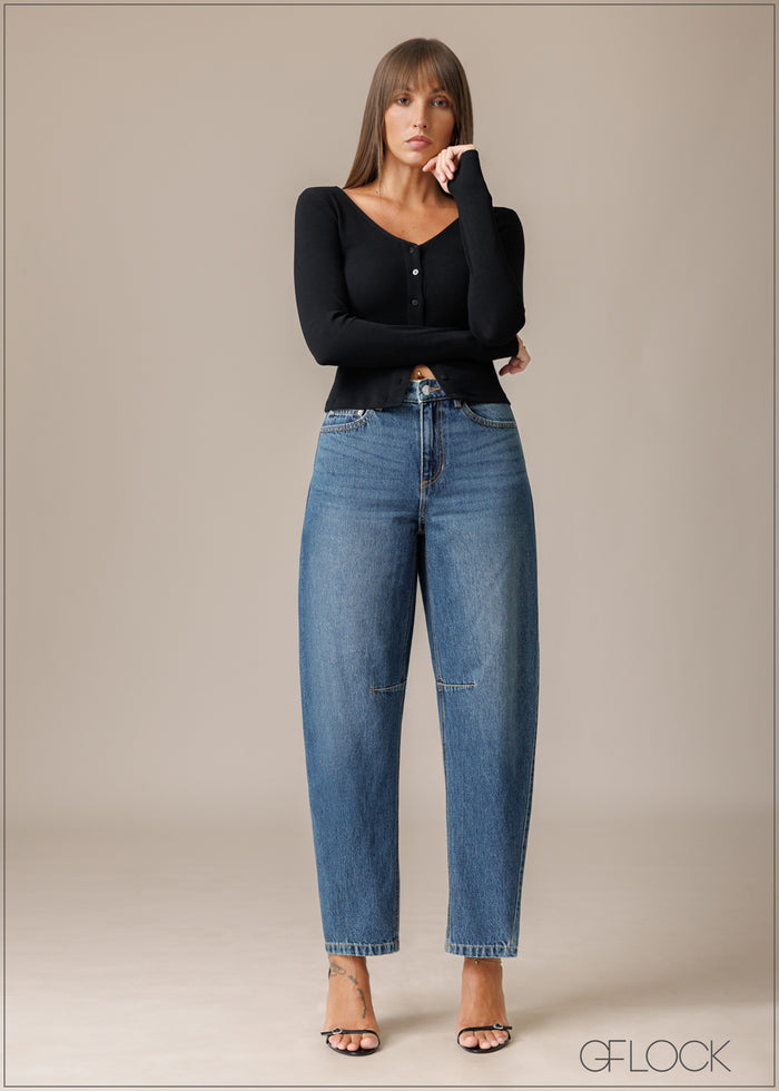 Barrel Jean - Long Length - 210326D