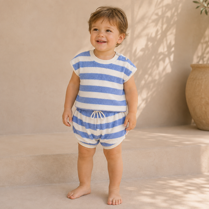 BB Terry Stripes Shorts