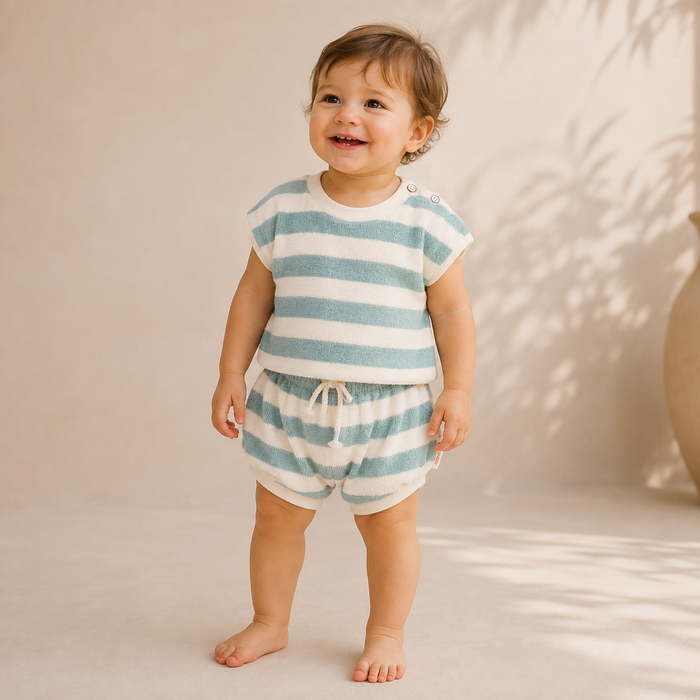 BB Terry Stripes Shorts