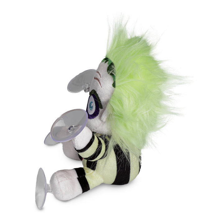 Beetlejuice Baby Plush Window Clinger featuring a blue Hawaii Beetlejuice character from the Beetlejuice brand.