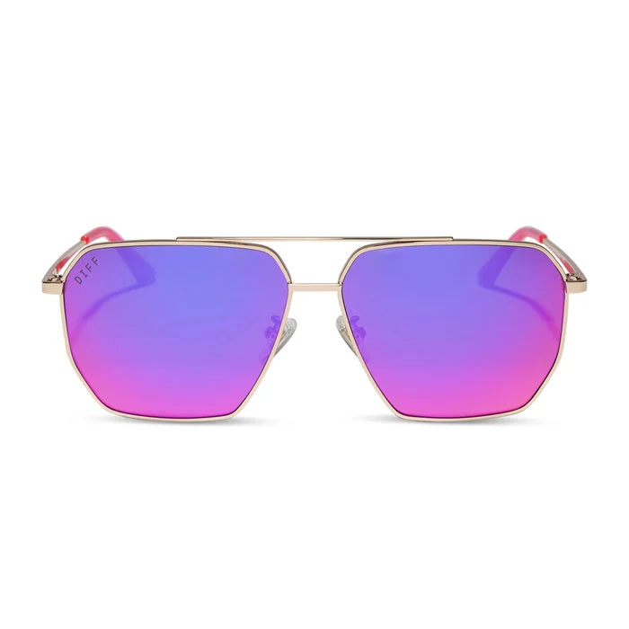 Berkely Gold Pink Rush Mirror