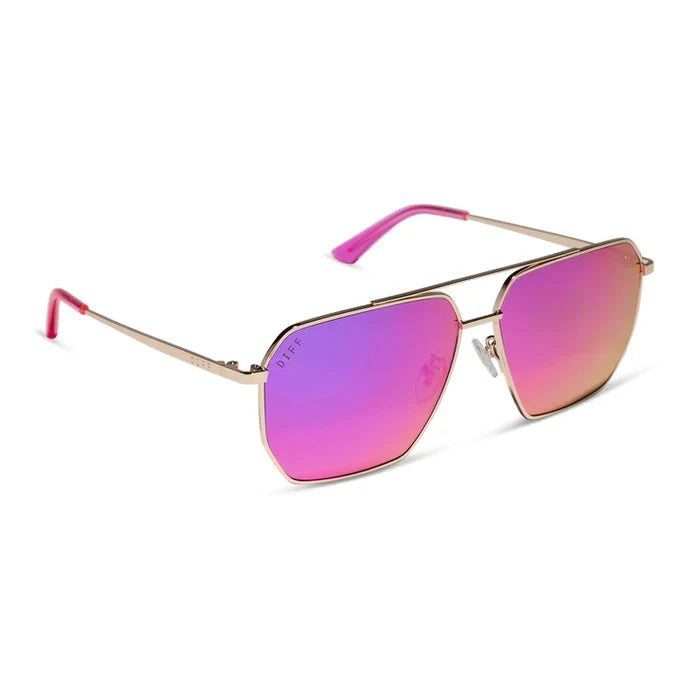 Berkely Gold Pink Rush Mirror
