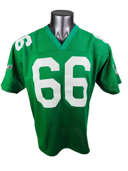 BILL BERGEY PHILADELPHIA EAGLES VINTAGE 1990'S LOGO 7 JERSEY ADULT LARGE