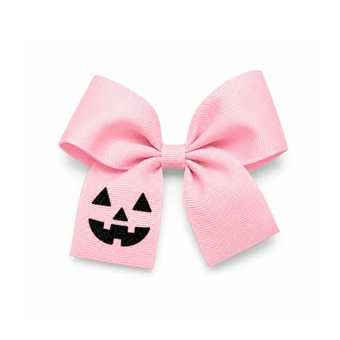 Bits & Bows Hair Bow in Jack-O-Lantern