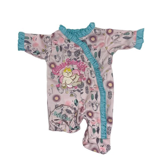BLC C Sleeper Print Ruffle Teal fits 17"