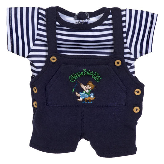BLC C SM Fishing Baby Overalls Navy Fits 17"