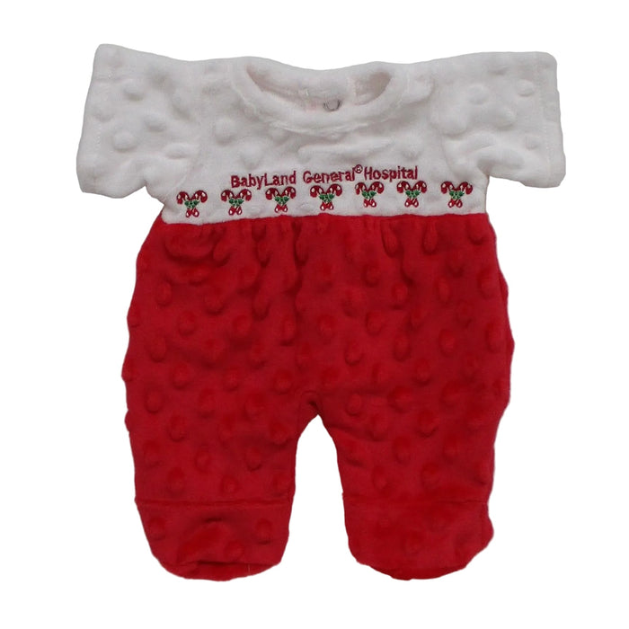 BLC Z01 Sleeper Minky  Wht/Red Candy Canes Fits 12" & Lullaby