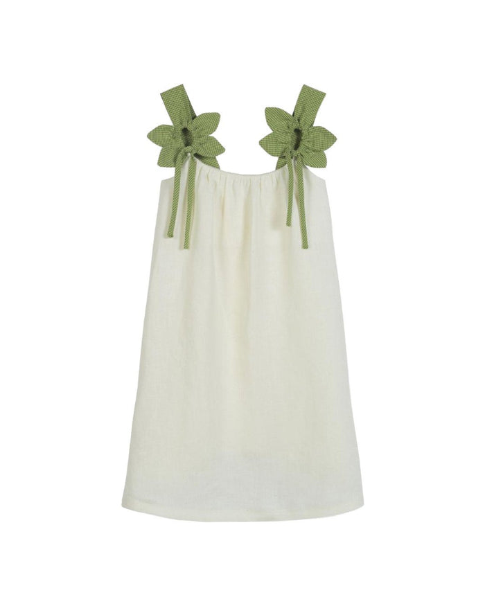 Blossom Dress Linen Pear Sorbet image 0