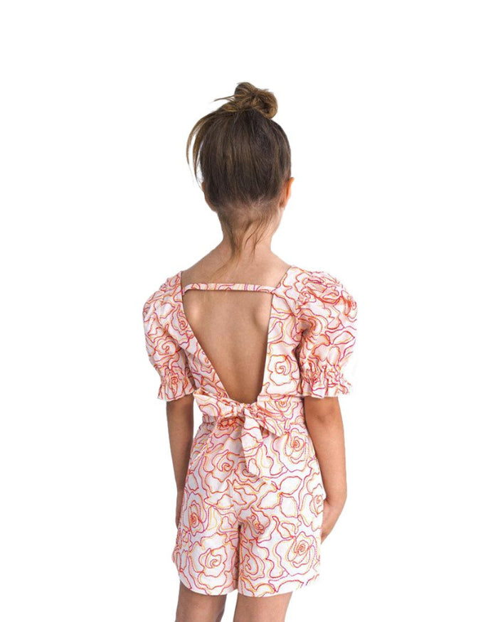 Blouse Open Back Embroidered Azalea image 2