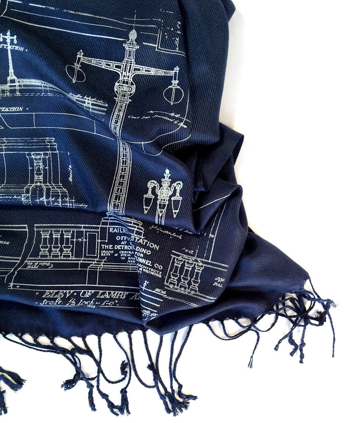 Detroit Train Station Scarf