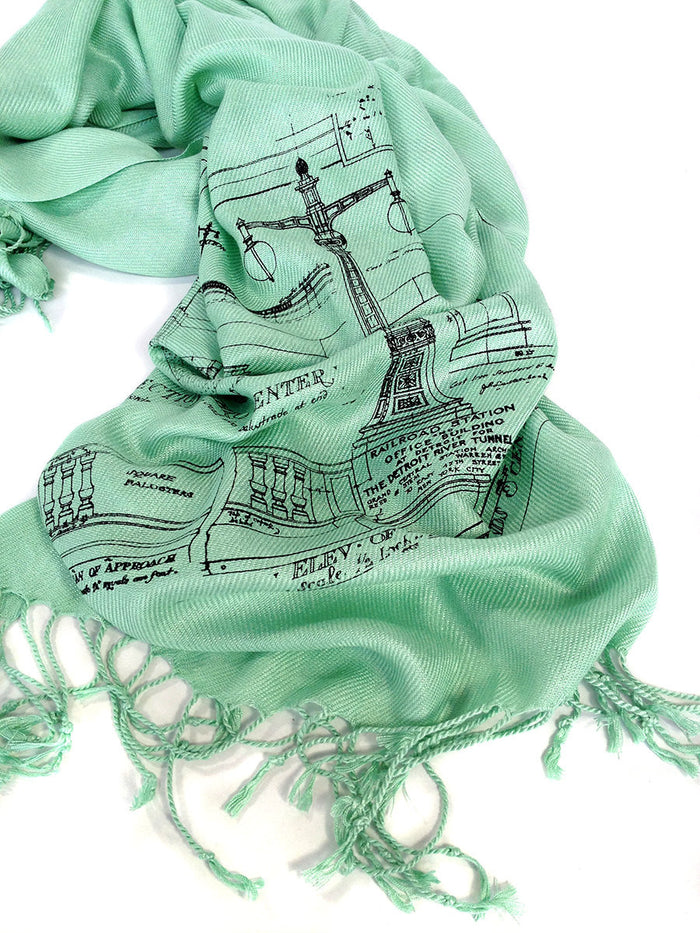 Michigan Central Station Scarf