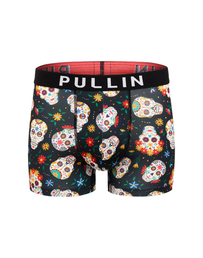 boxer court mexiskull PULLIN en lycra
