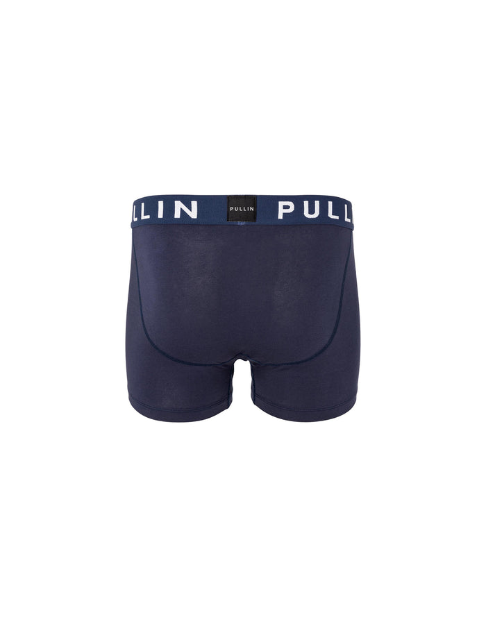 boxer court navy PULLIN en coton