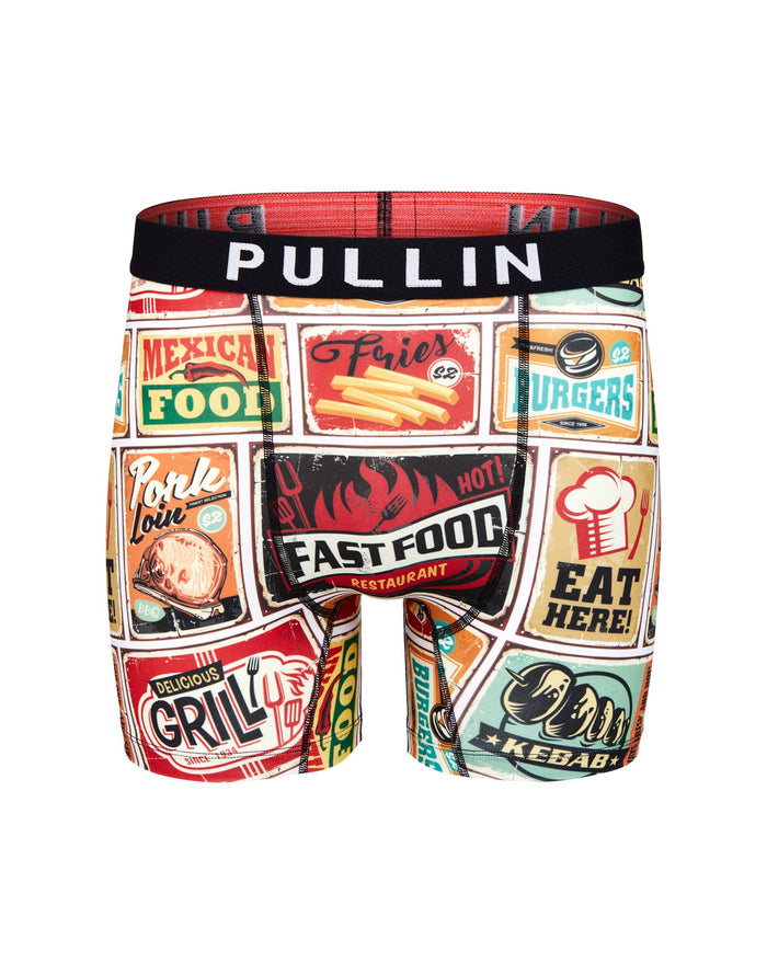 boxer long fastfood PULLIN en lycra