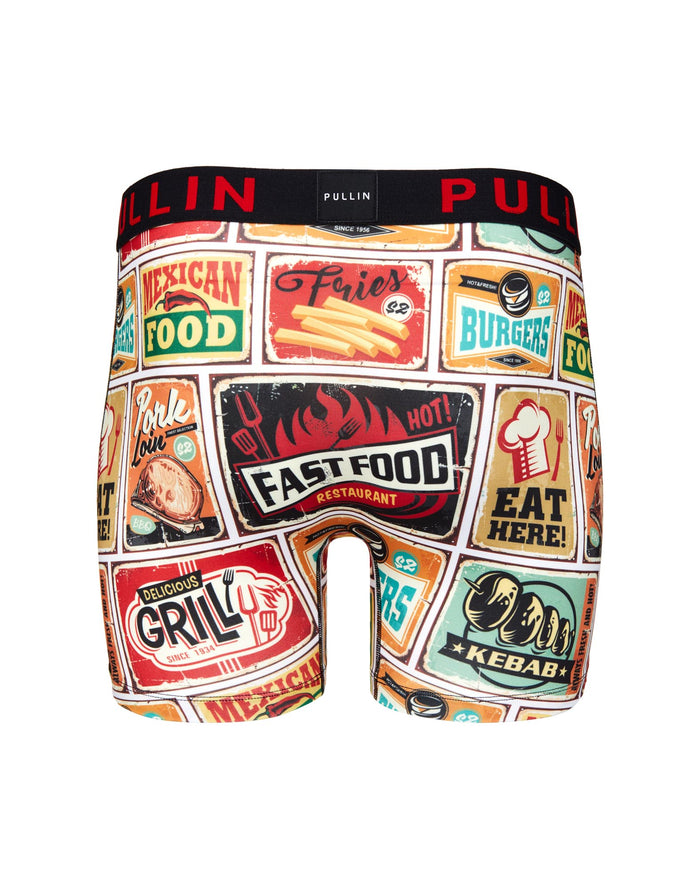 boxer long fastfood PULLIN en lycra