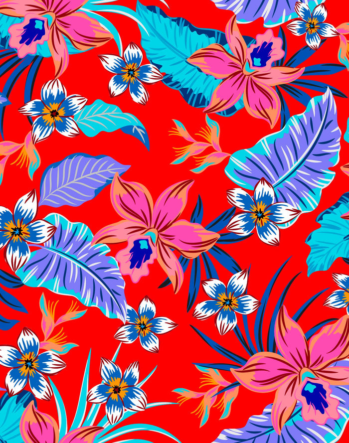 boxer long orchids PULLIN en lycra
