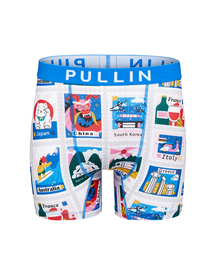 boxer long postale PULLIN en lycra