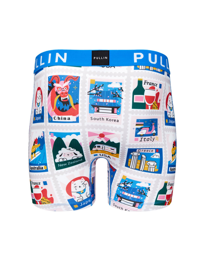 boxer long postale PULLIN en lycra
