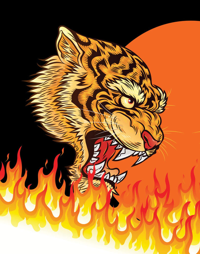 boxer long tigerflame PULLIN en lycra