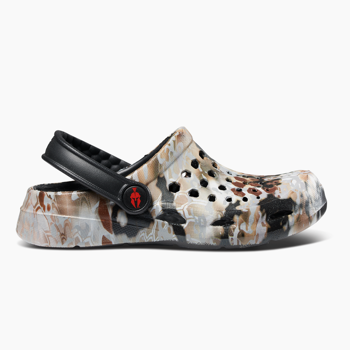 Kryptek Skyfall/Black Kids Active Clog#color_kryptek-skyfall-black