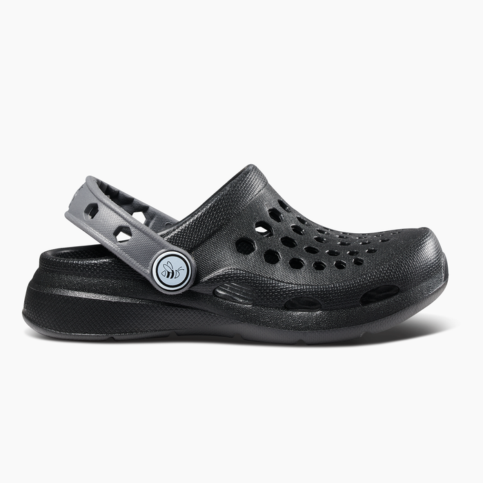 Black/Charcoal Kids Active Clog#color_black-charcoal