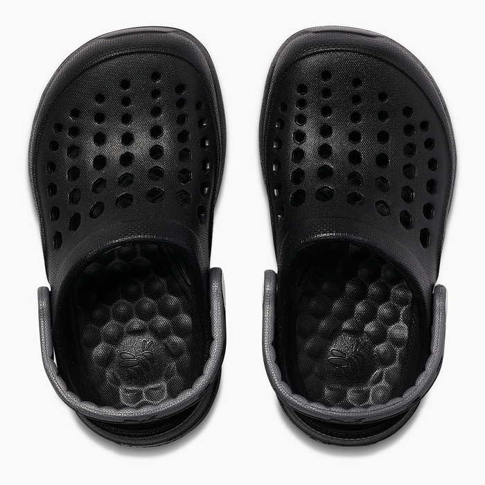 Black/Charcoal Kids Active Clog#color_black-charcoal