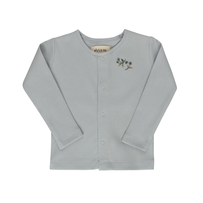 Boys Cardigan – Blue – Embroidered