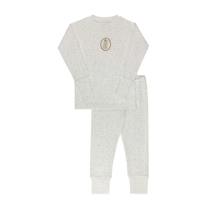 Boys Pajamas – Ivory Tan – Speckled Bunny