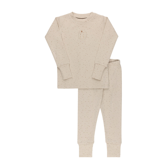 Boys Pajamas – Tan – Speckled Bunny