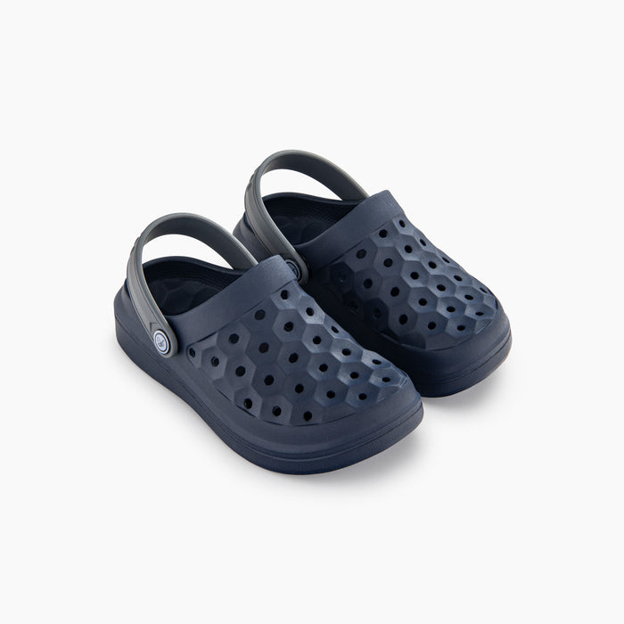 True Navy/Charcoal Kids' Varsity Clog#color_true-navy-charcoal