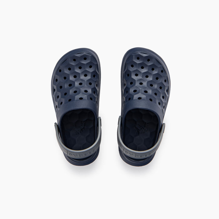 True Navy/Charcoal Kids' Varsity Clog#color_true-navy-charcoal