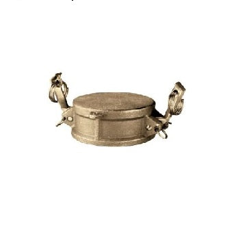 Brass 4" Camlock Dust Cap Fitting
