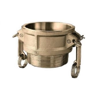 Brass 4" Female Camlock x 4" Male Pipe (npt) Fitting