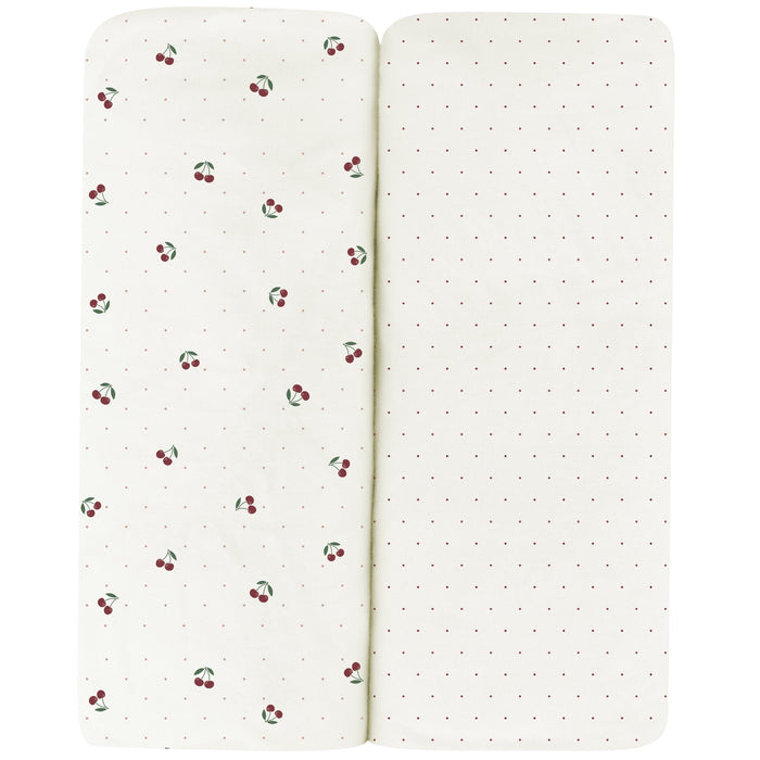 Red Cherries Crib Sheet Set