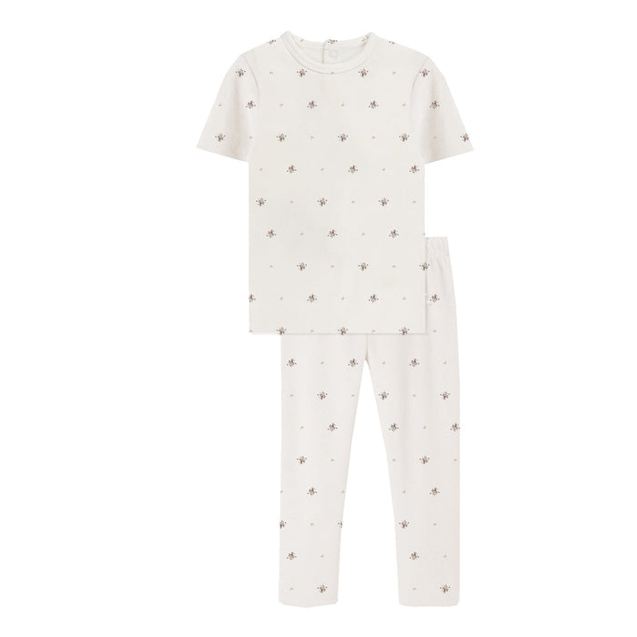 Kids floral print lounge set pajamas
