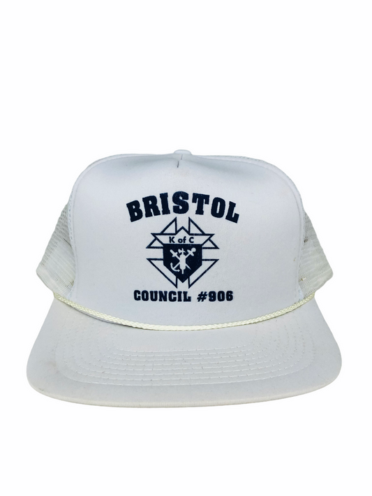 BRISTOL KNIGHTS OF COLUMBUS VINTAGE 1980'S MESH SNAPBACK ADULT HAT