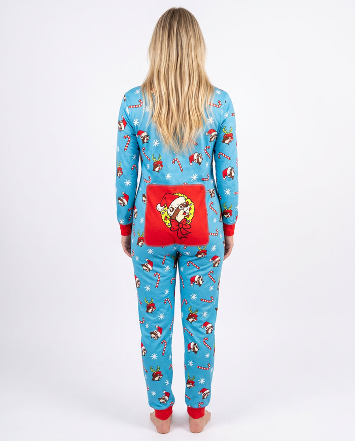 Buc-ee's Christmas 2026 Blue Adult Onesie