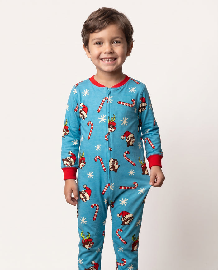 Buc-ee's Christmas 2026 Blue Toddler Onesie