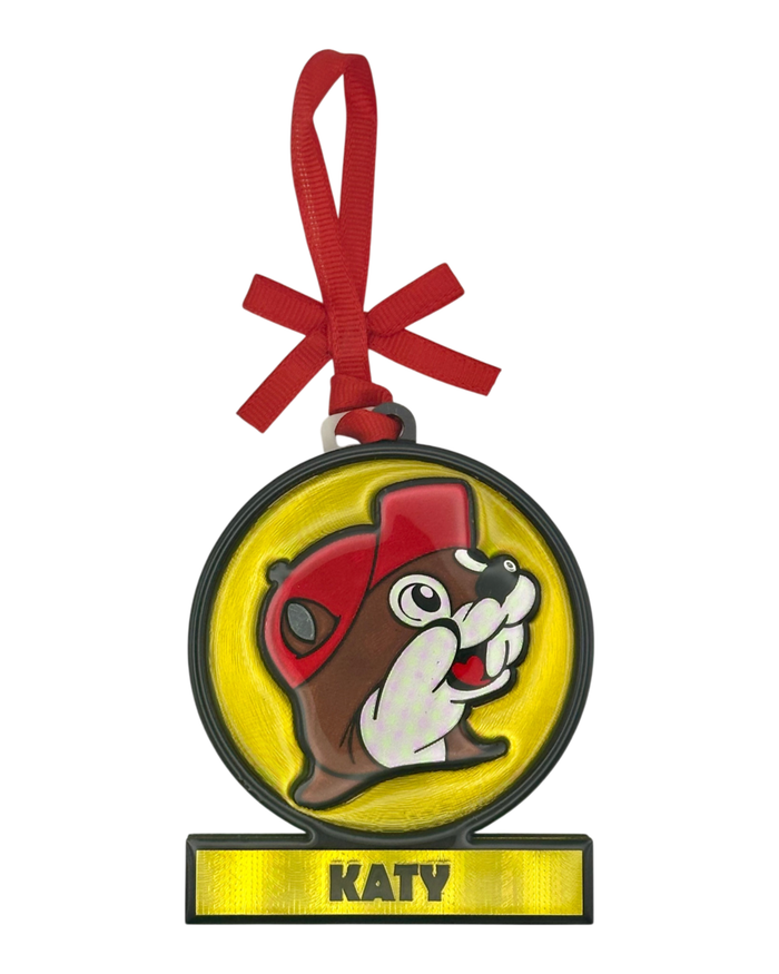 Red and yellow ornament - holiday decoration