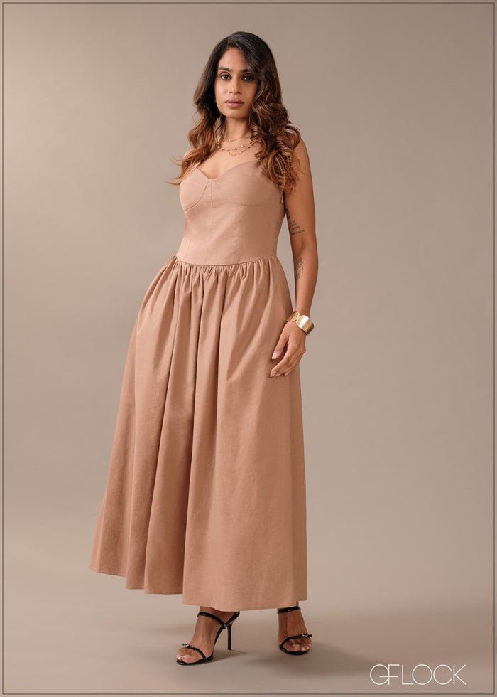 Bust Detail Dress - 290726