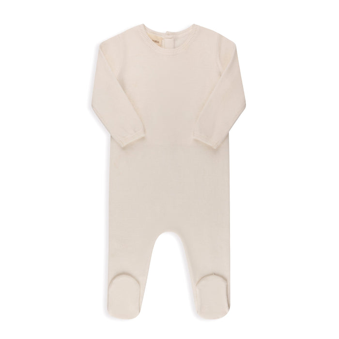 Cable Pointelle Flat Collection - Footie