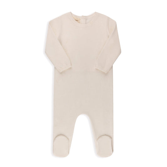 Cable Pointelle Flat Collection - Footie