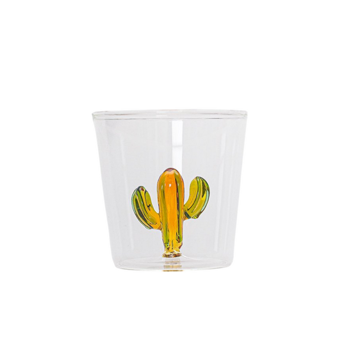 Cactus Glass Cup